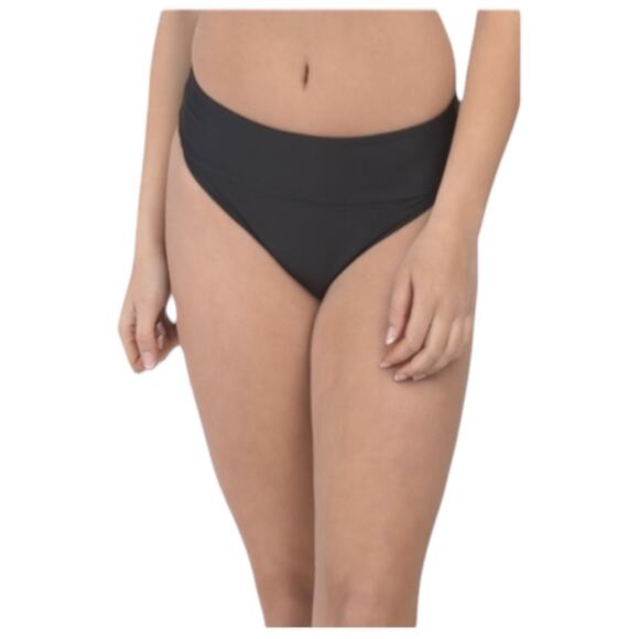 NWT SUMMERSALT Sweetheart Coast Bikini Bottom Black - Size 22 - Picture 1 of 7